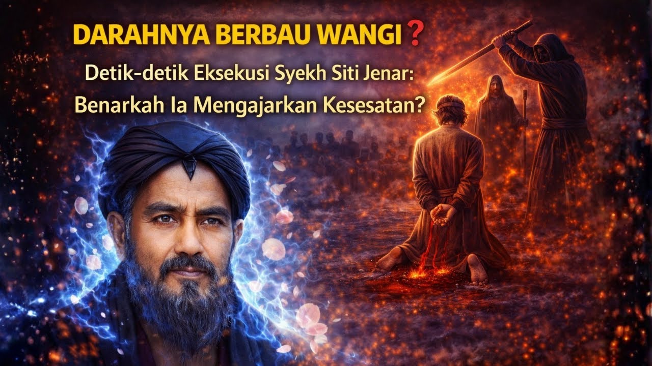 DARAHNYA BERBAU WANGI ❓ Detik-detik Eksekusi Syekh Siti Jenar: Benarkah Ia Mengajarkan Kesesatan?