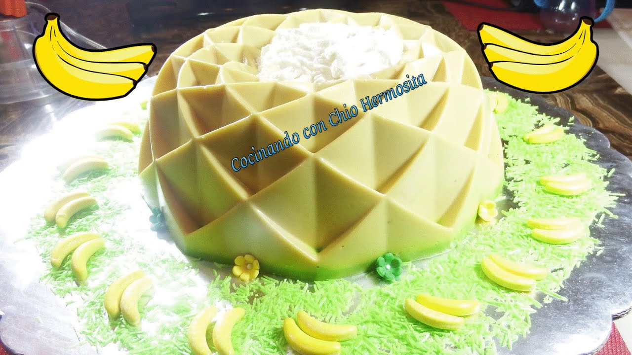 Gelatina de platano Cremosita.