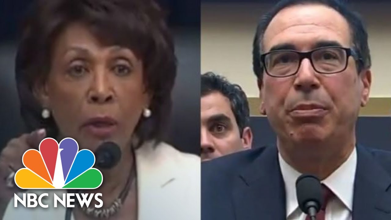 Rep. Maxine Waters, Steven Mnuchin Have Heated Exchange During Hearing | NBC News