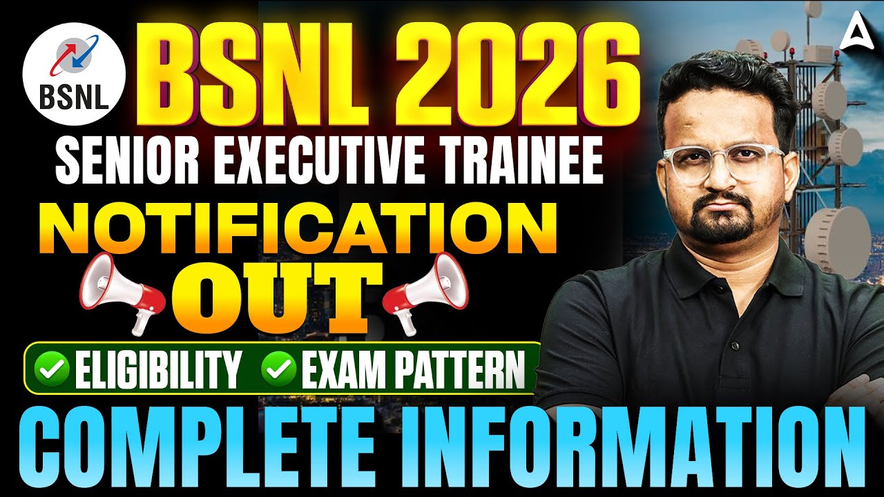 BSNL JE 2026 Notification Out 🔥 Eligibility | Exam Pattern | Complete Details