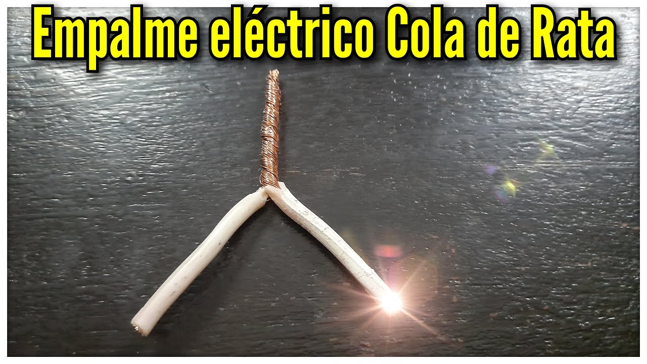 Empalme cola de rata BIEN HECHO Paso a Paso