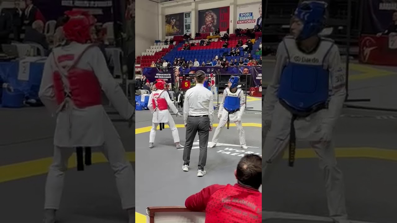 Rüya Diler Hatice Kübra Ilgün Türkiye Büyüler Taekwondo Yarı final maçı