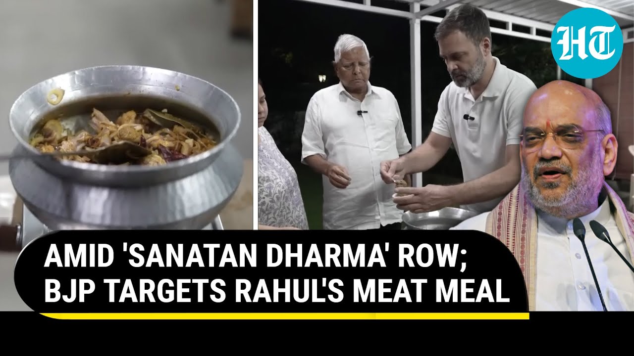 'Hindumisia': BJP Blasts Mamata's 'Tika Refusal', Rahul's Meat Video Amid Sanatan Dharma Row