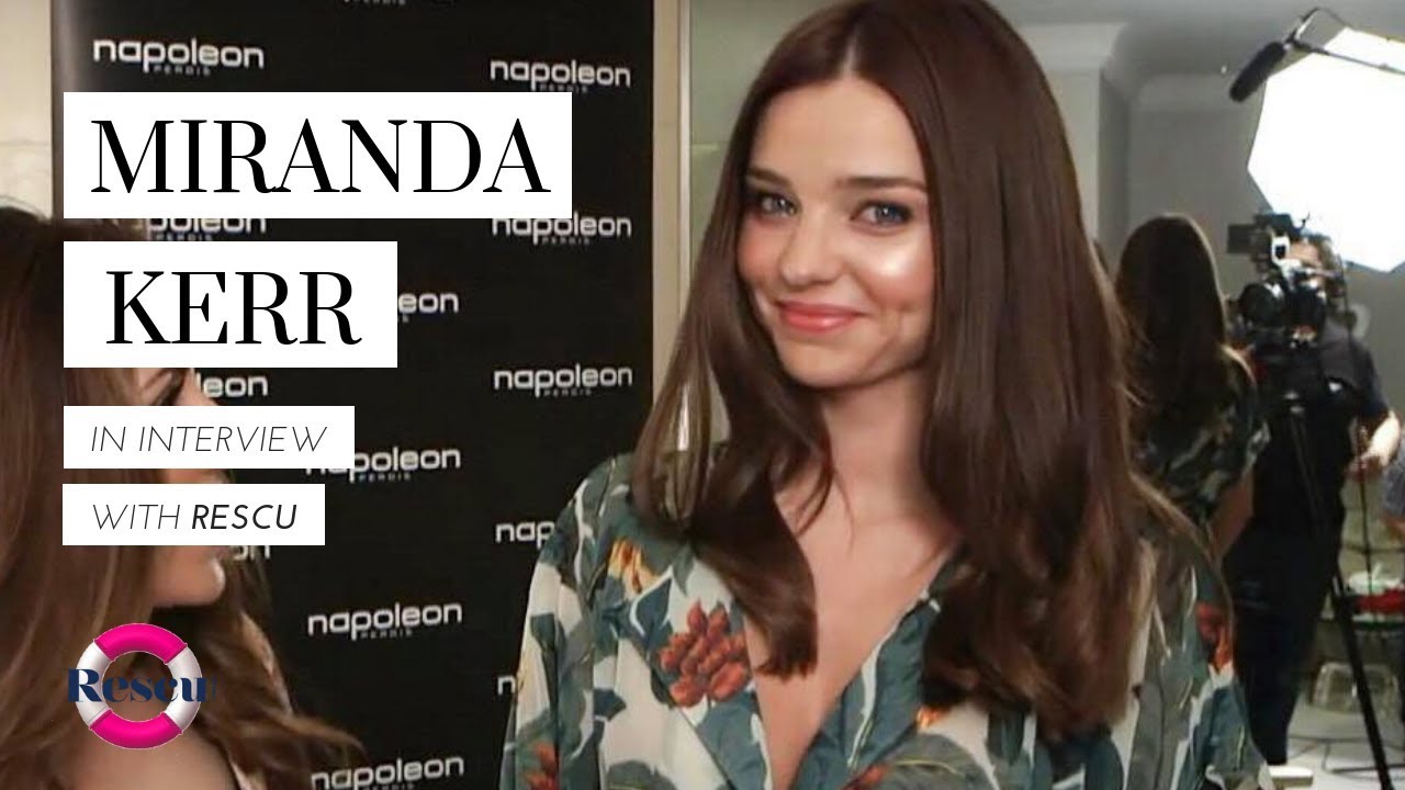 Miranda Kerr Backstage Interview at David Jones