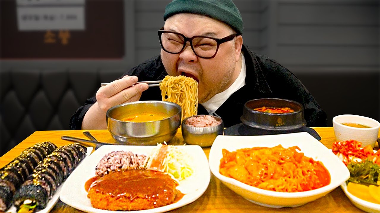 천국가기 vs 김밥천국가기│Korean food Mukbang Eatingshow