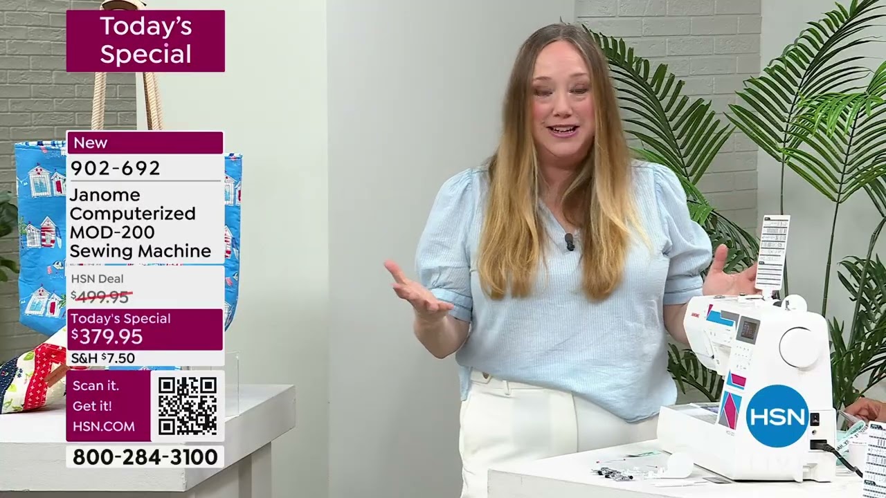 Компьютеризированная швейная машина Janome MOD200