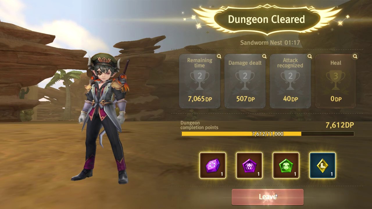 World Of Dragonnest | Sandworm nest gameplay | job : Slayer