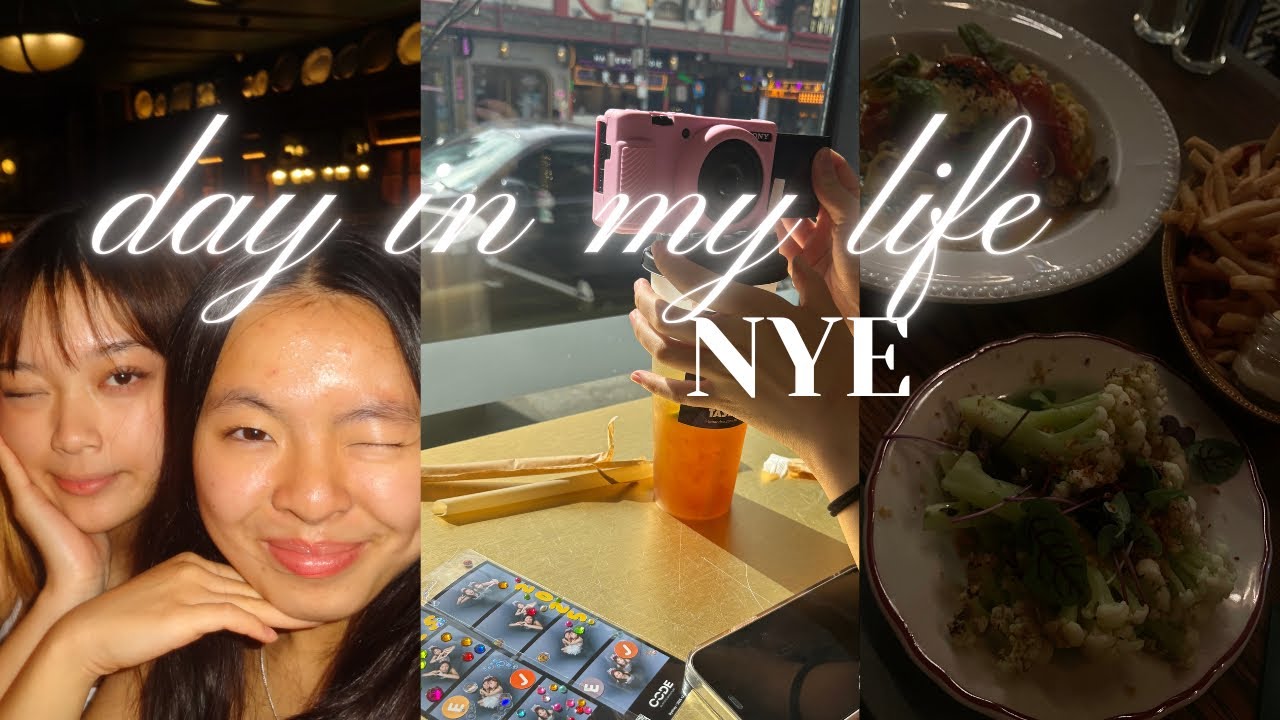 ミ☆ NYE day in my life ☁️:  day out, photobooth, eats, celebrating new year 