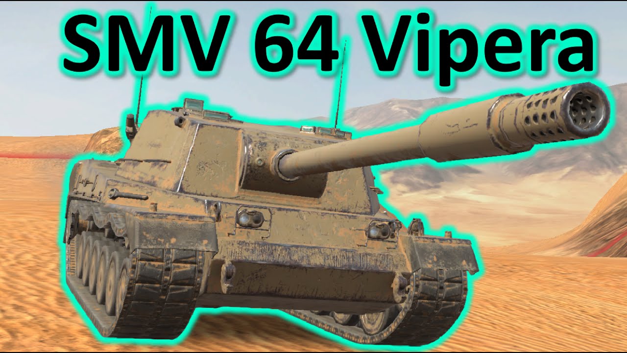 NEW tank SMV 64 Vipera released! 4 battles in action | WoT Blitz