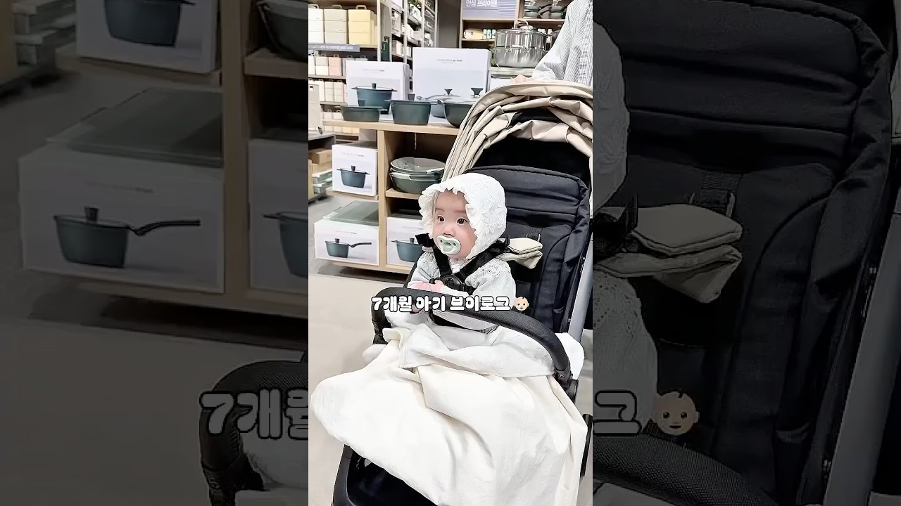 Even a 7-month-old baby can film a vlog #babyshorts #7montholdbaby
