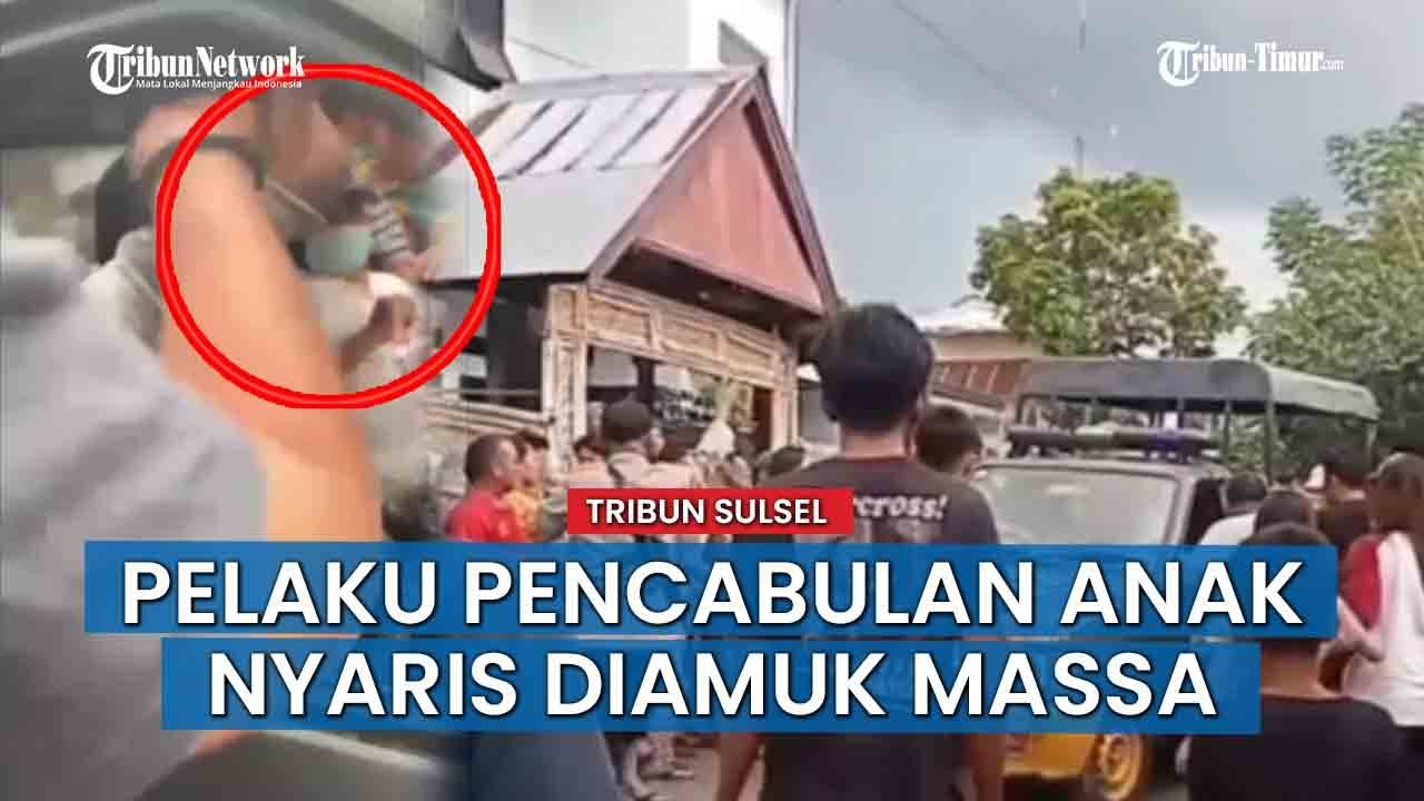 Nyaris Diamuk Massa, Terduga Pelaku Pencabulan Anak di Bawah Umur di Gowa Diamankan