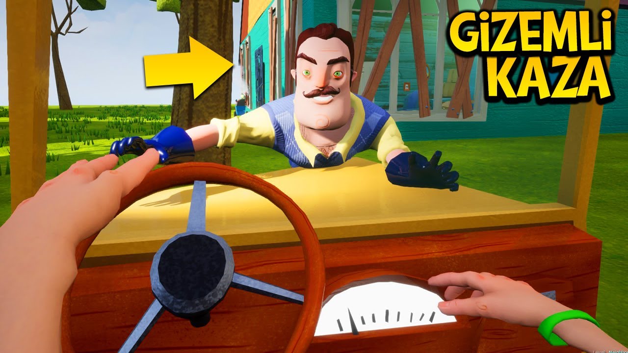Gizemli Kazanın Sırrını Çözdüm Ama Sürpriz Son, Hello Neighbor Mod