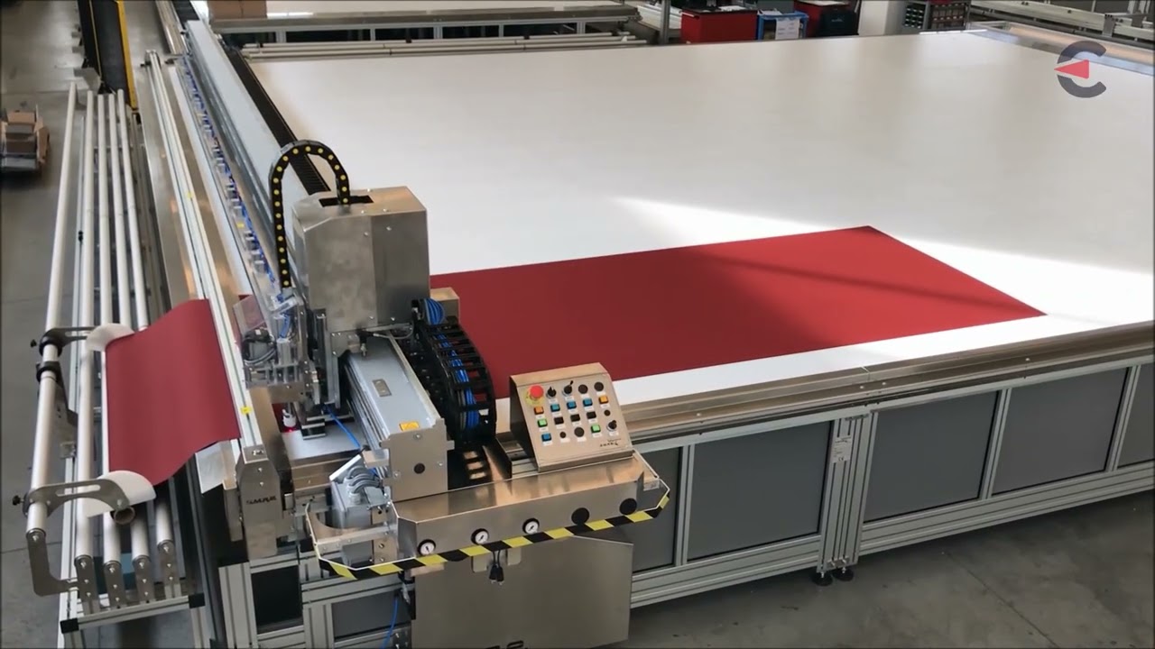 SM-375-TA | Automatic static bed cutting and marking machine