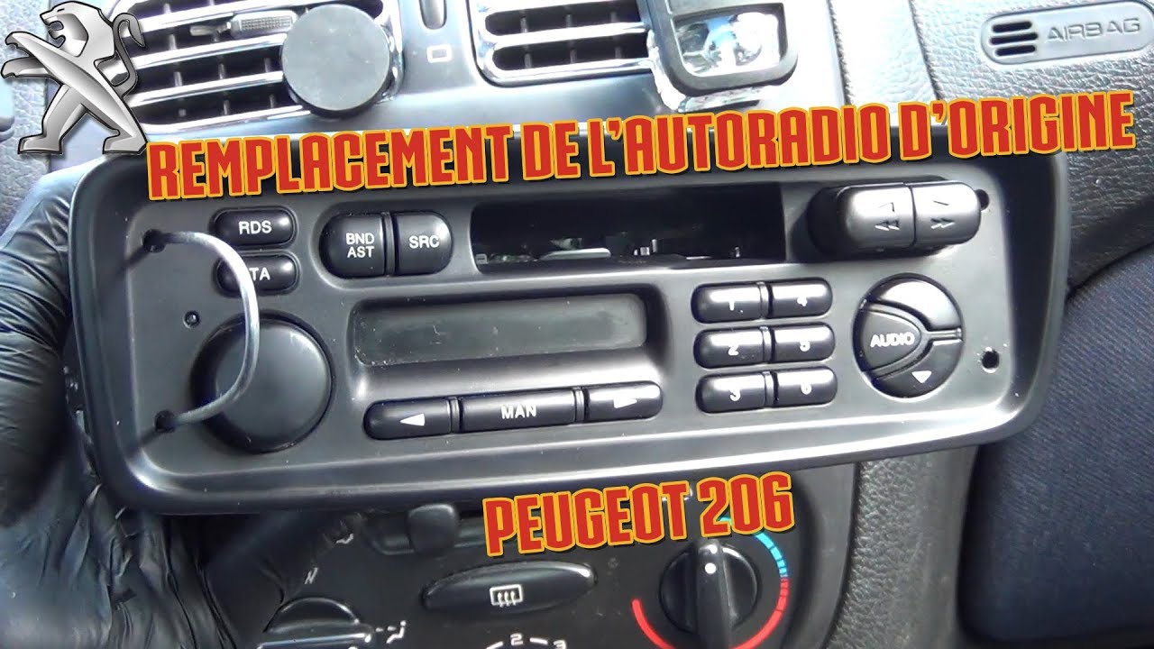 Remplacement de l'autoradio d'origine - [Peugeot 206]