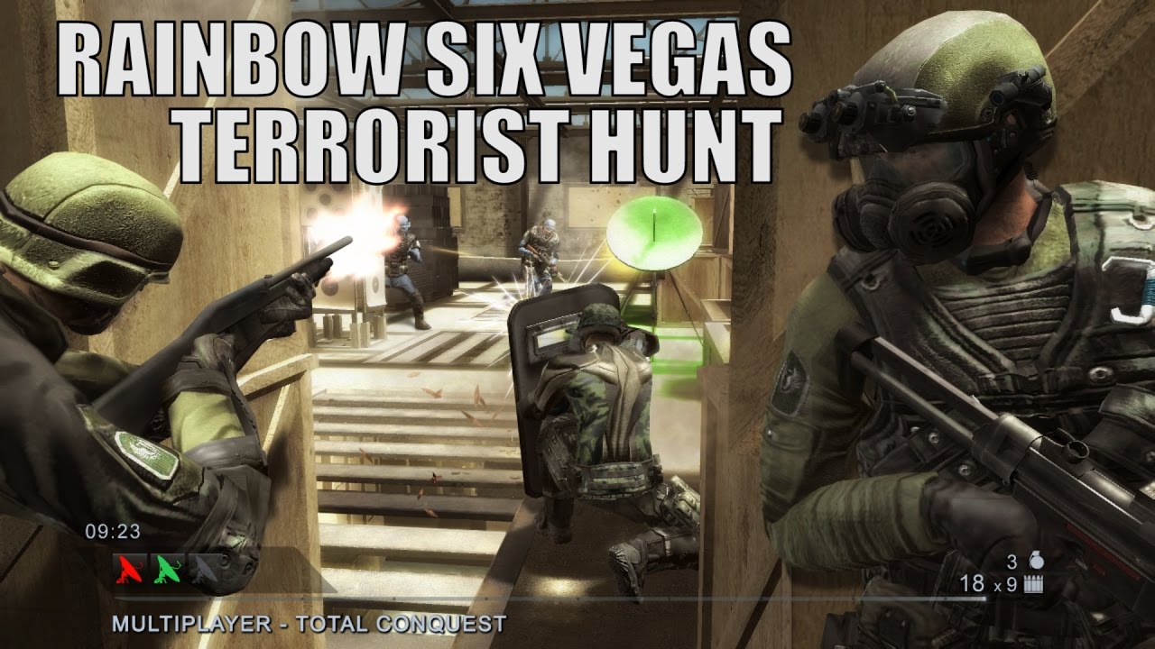 Rainbow Six Vegas Terrorist Hunt W/ Friends