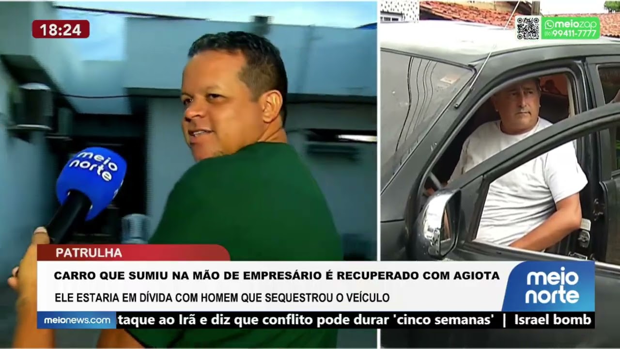 Carro que sumiu na mão de empresário é recuperado com agiota | Patrulha