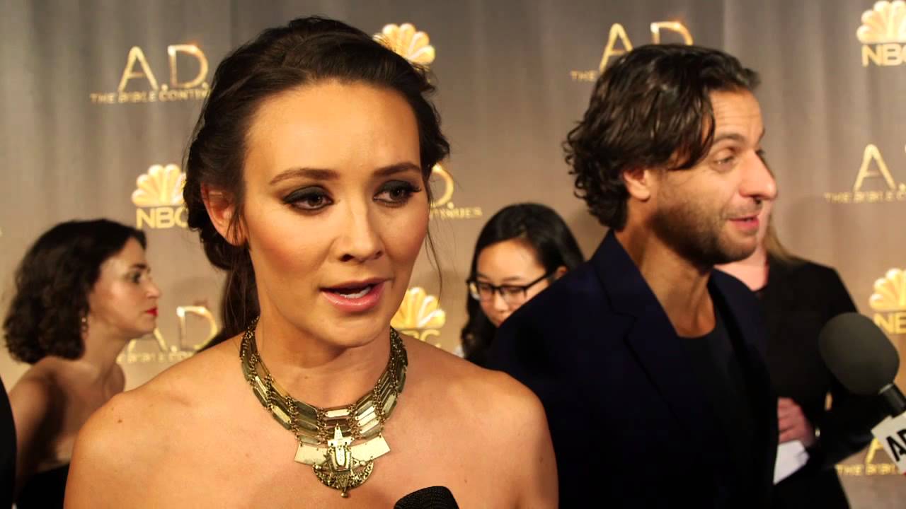 A.D. The Bible Continues: Claire Cooper Premiere Party Interview | ScreenSlam