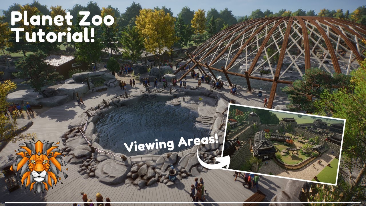 Planet Zoo Viewing Areas Tutorial! Steps and Ideas!