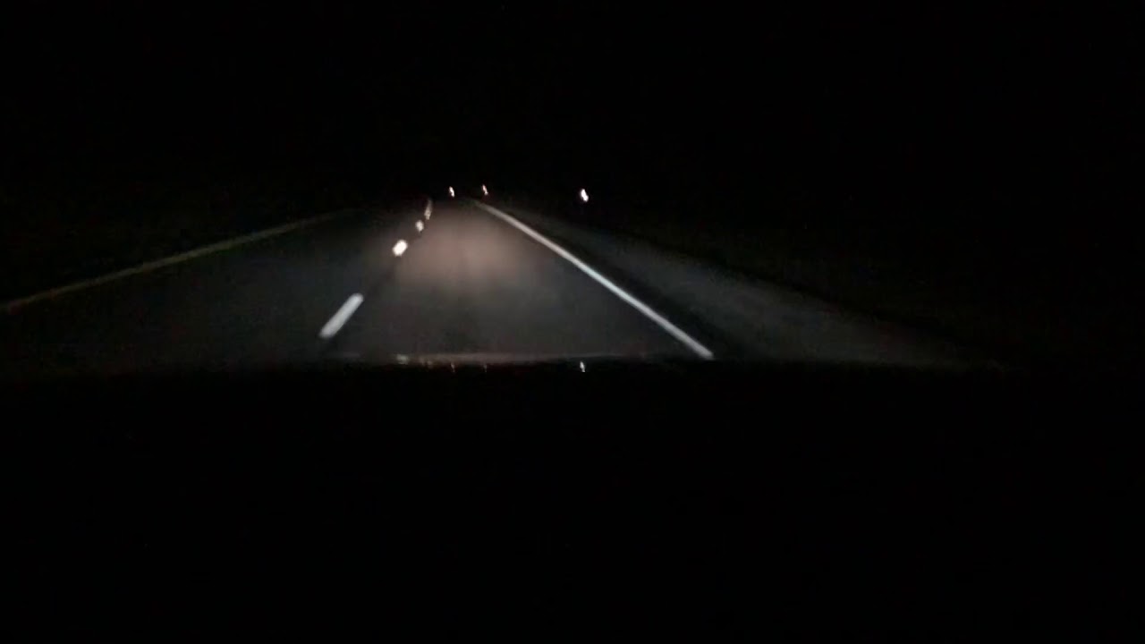 KC Apollo 6&rdquo; spotlights vs stock headlights (LED) video 1/2