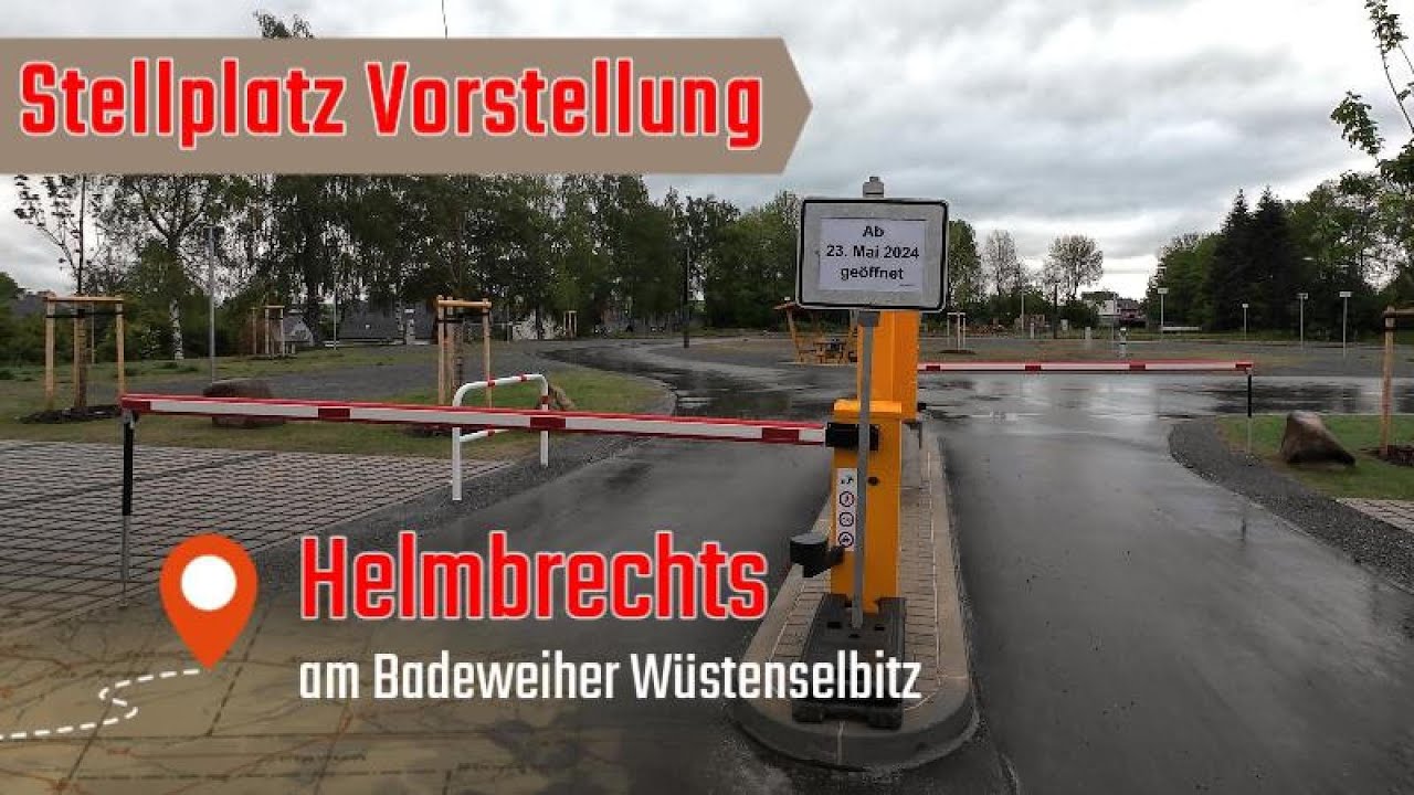 Stellplatz am Badeweiher im Ortsteil im oberfränkischen Helmbrechts  ...