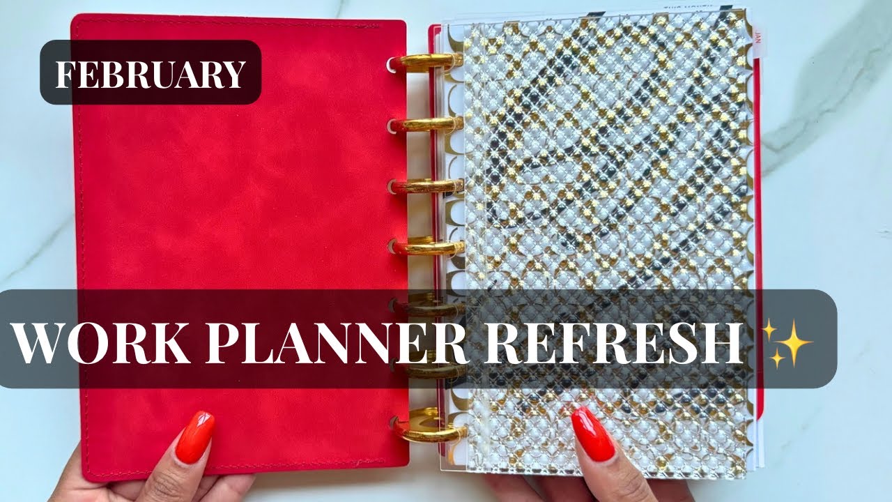 Work Planner Refresh ✨ | HP Mini x Cloth & Paper 
