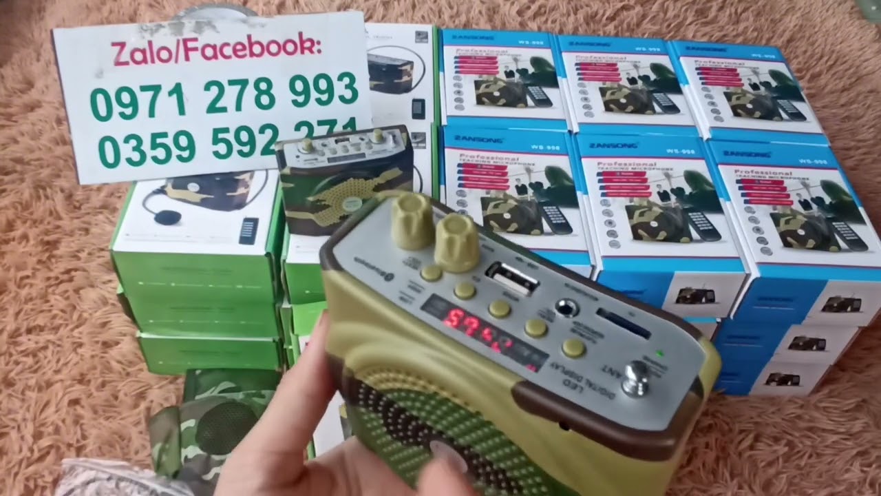 So s&aacute;nh 2 loa ws 898 ,998 n&ecirc;n chọn loại n&agrave;o? M&aacute;y trợ giảng ,loa điều khiển từ xa ,loa bẫy chim chuẩn