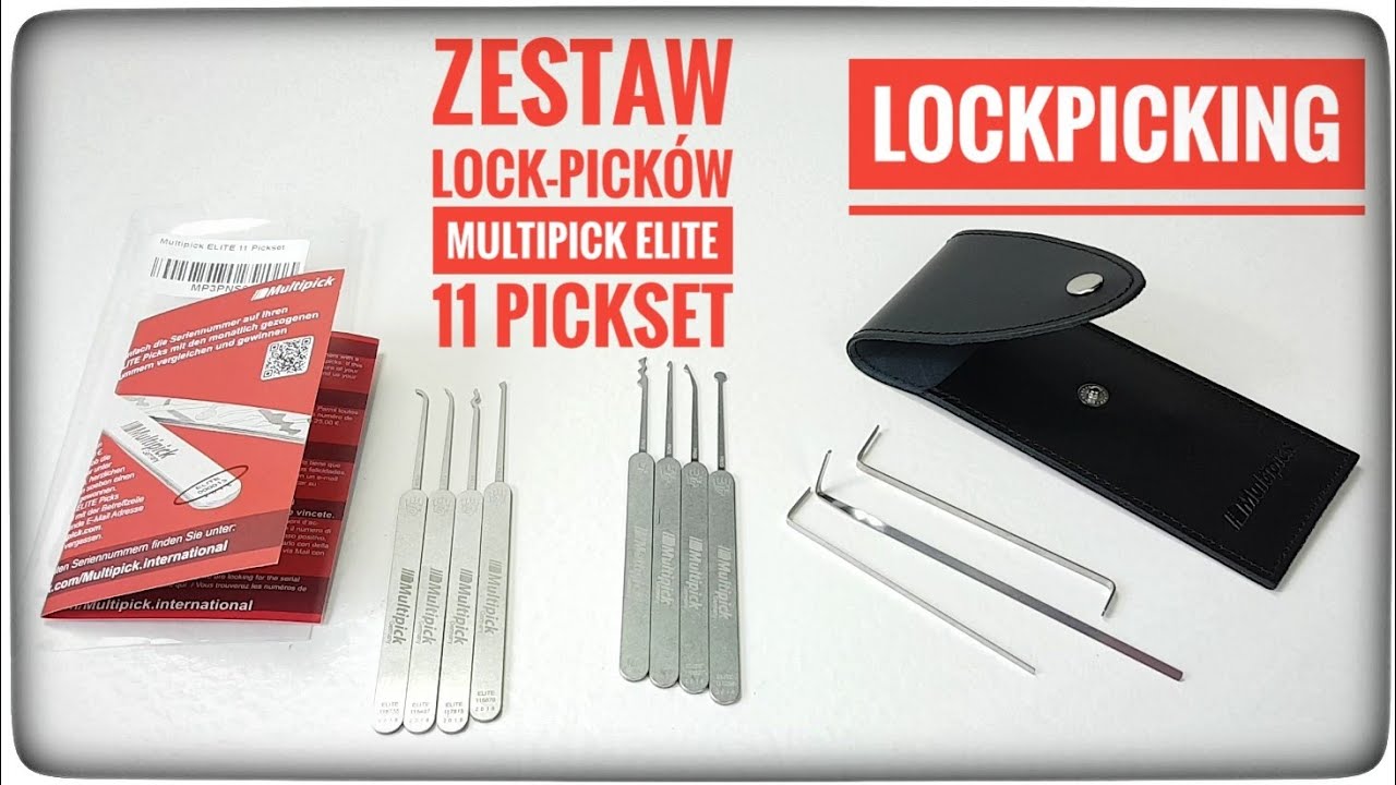 Multipick ELITE 11 Pickset wytrychy - prezentacja | ForumWiedzy