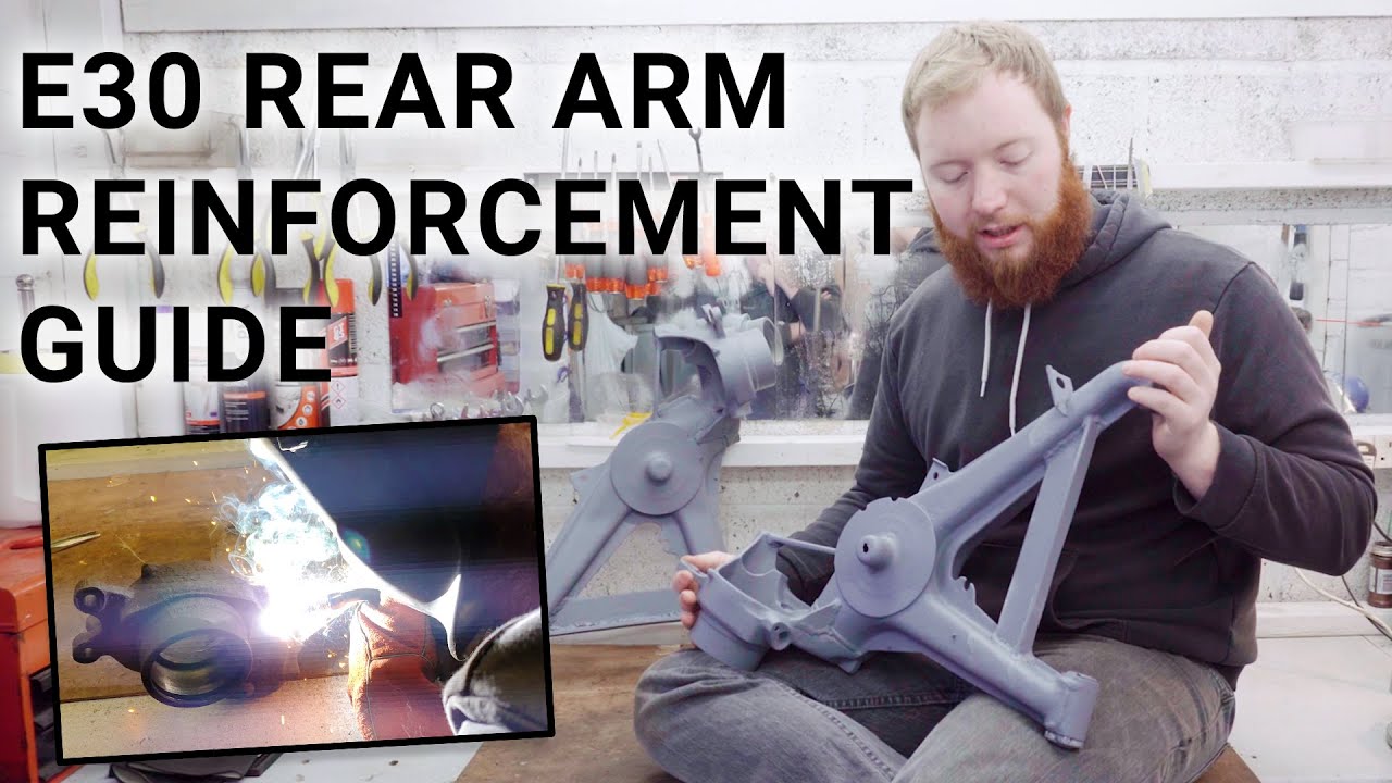 BMW E30 Rear Trailing Arm Reinforcement | Learning To Weld With Flux Core | 002