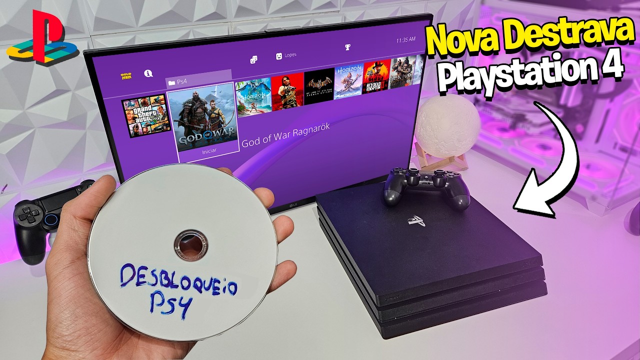 FIZ o NOVO DESBLOQUEIO do PS4 em 2025! (FÁCIL DEMAIS)