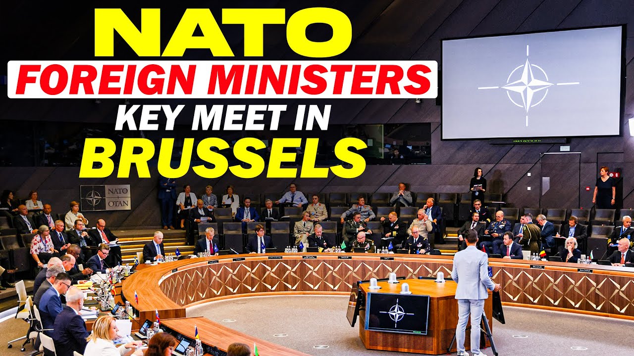 LIVE: NATO foreign ministers gather at the alliance's headquarters amid Russian threat I Ukraine