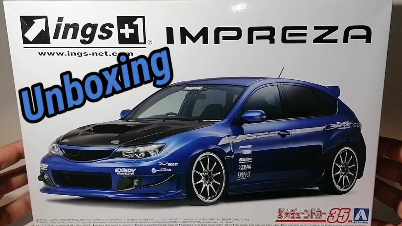 Aoshima ings Subaru Impreza 1/24 - Unboxing & BIG ANNOUNCEMENT!