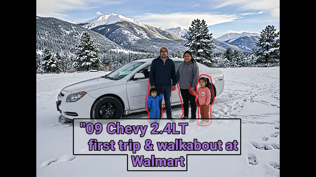  First trip to Walmart with Family, going through the store, '09 Chevy Malibu 2.4LT