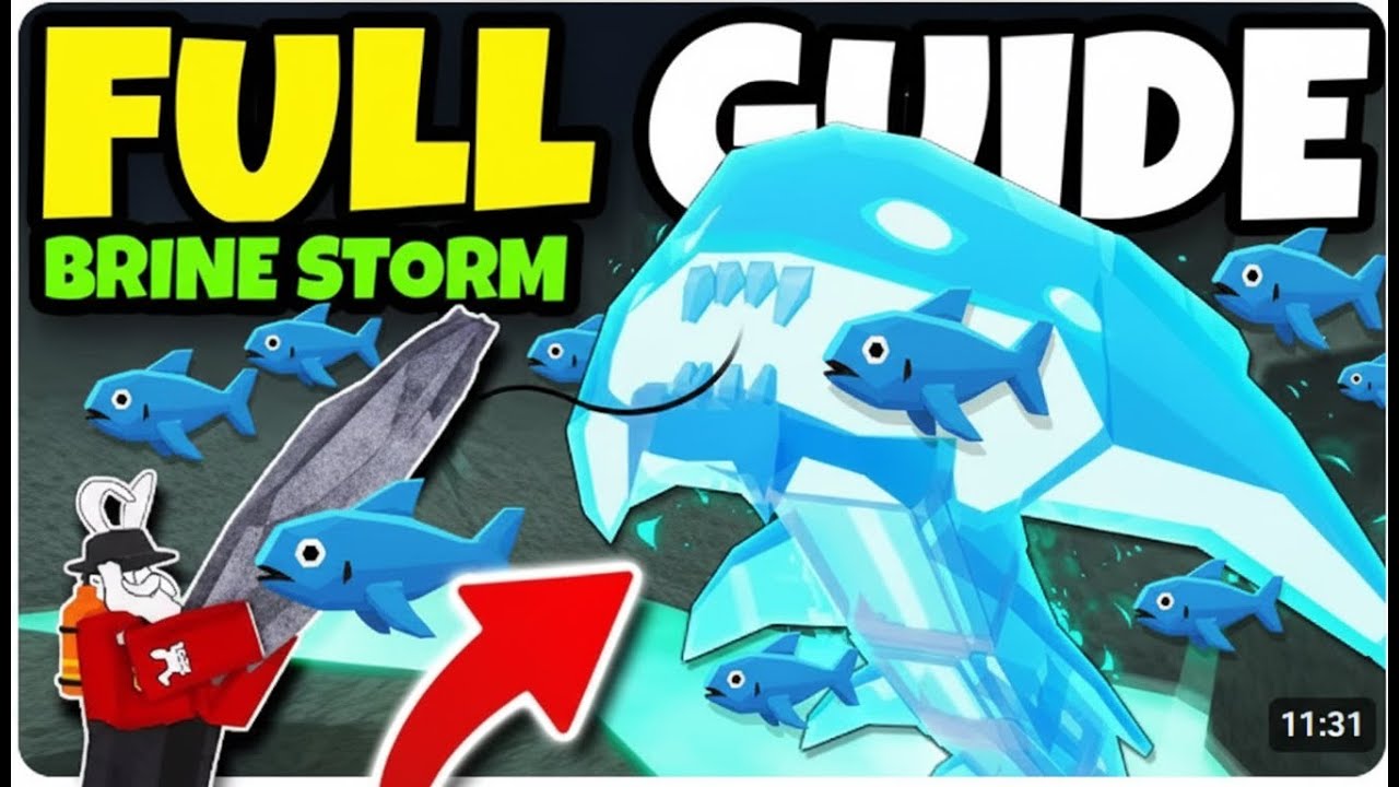 FULL GUIDE To BRINE STORM UPDATE In Fisch Roblox!#roblox #obby #games #obbyv2 #fish