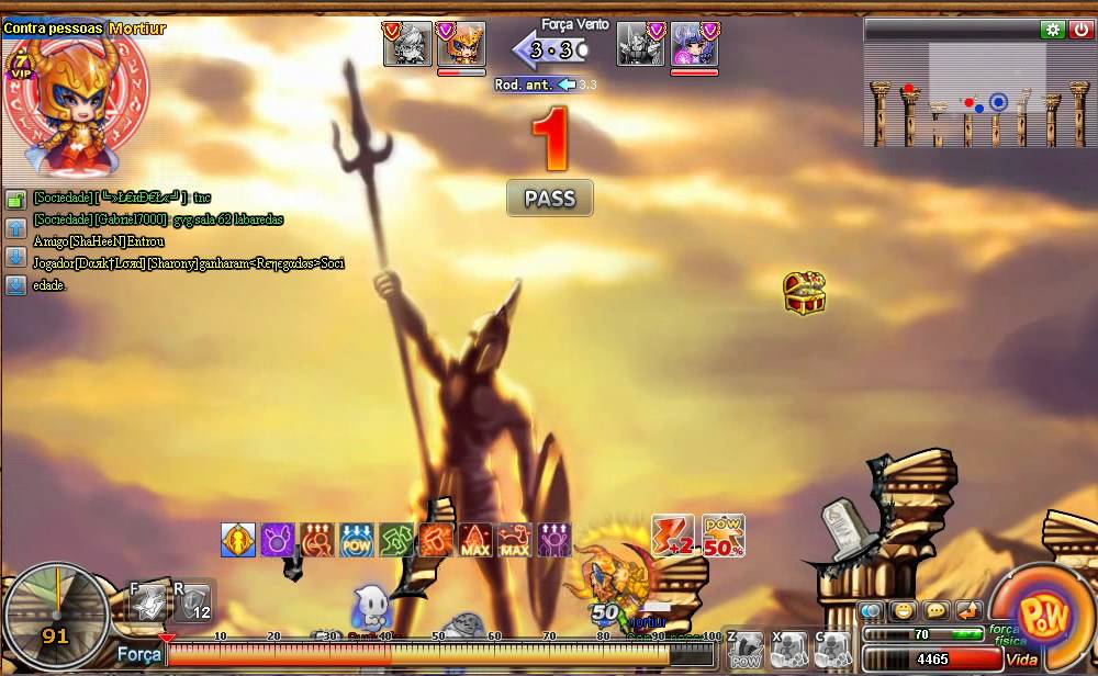Ganhando do Surfistão top 1 total ddtank brasil kkkk !