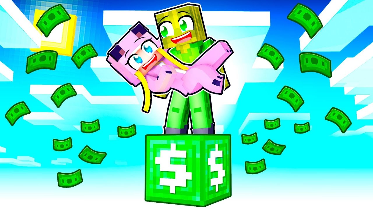 ÜBERLEBEN auf 1000€ BLOCK! Minecraft