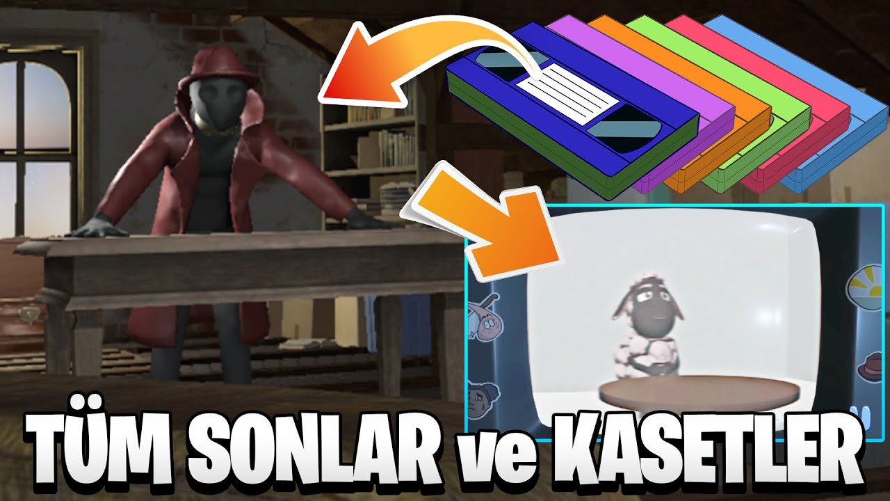 Maceracı Amanda TÜM SONLAR ve GİZLİ KASETLER TAMAMLANDI | Amanda the Adventurer Gizemleri