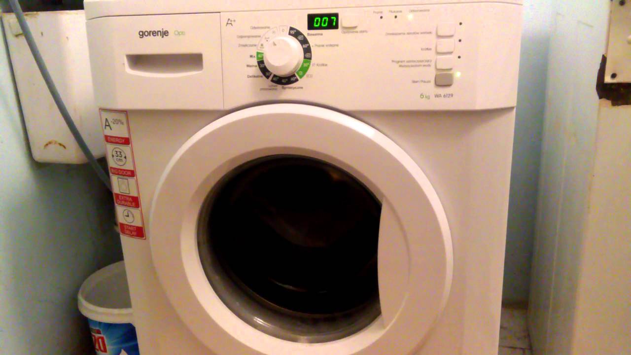 Gorenje Opti WA 6129 wirowanie