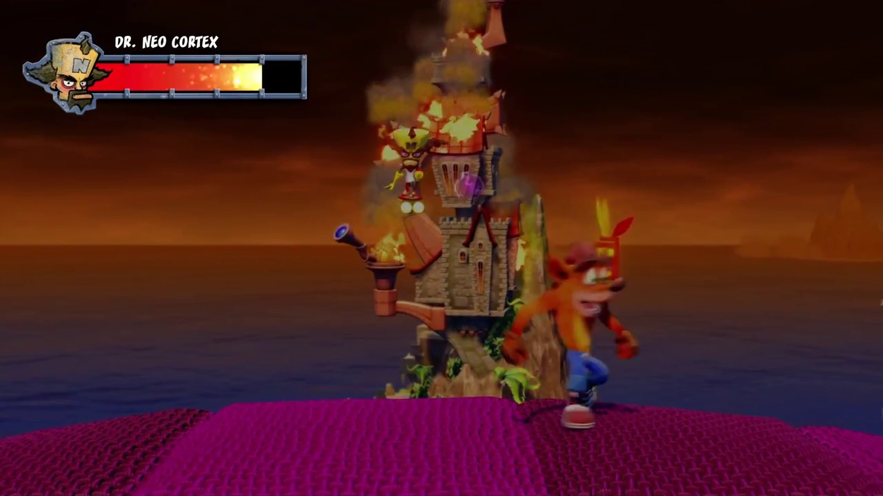 Crash Bandicoot N. Sane Trilogy - Crash 1 - Final Boss & Ending (Dr. Neo Cortex)