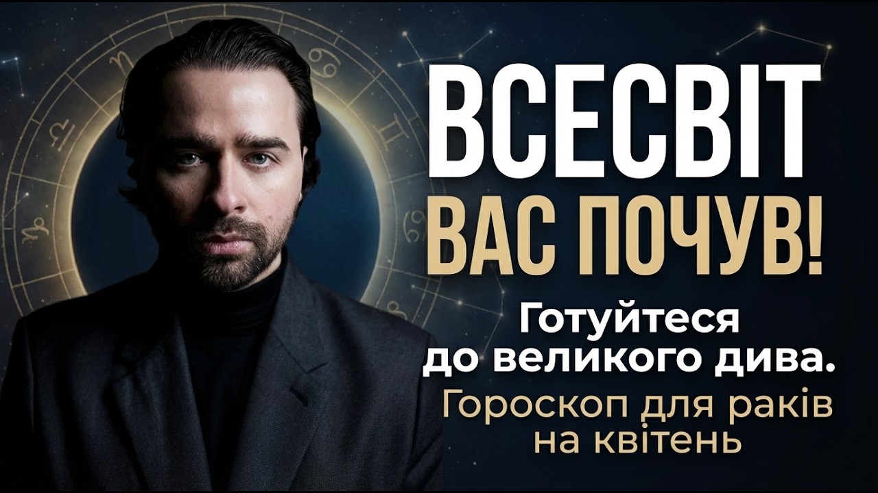 РАК - ГОРОСКОП НА КВІТЕНЬ 2026 РІК ВІД МАКСА ГОРДЄЄВА