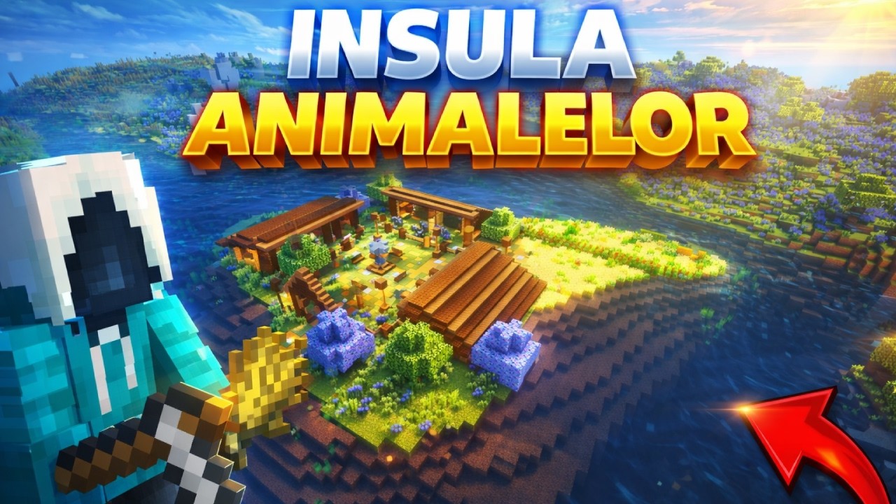 Mi-am facut *FERMA* pe o *INSULA* | Minecraft Modat