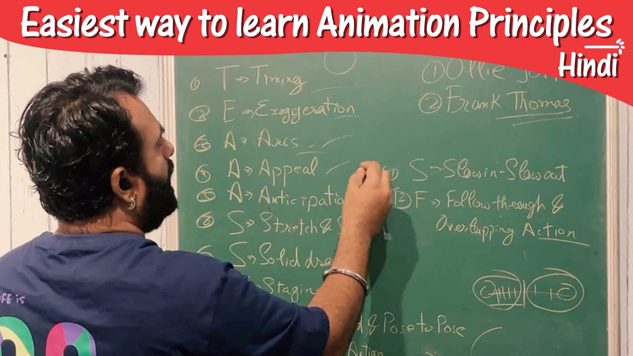 Animation Principles In Hindi ll Easiest Way To Learn Animation Principles @animatewithvarun