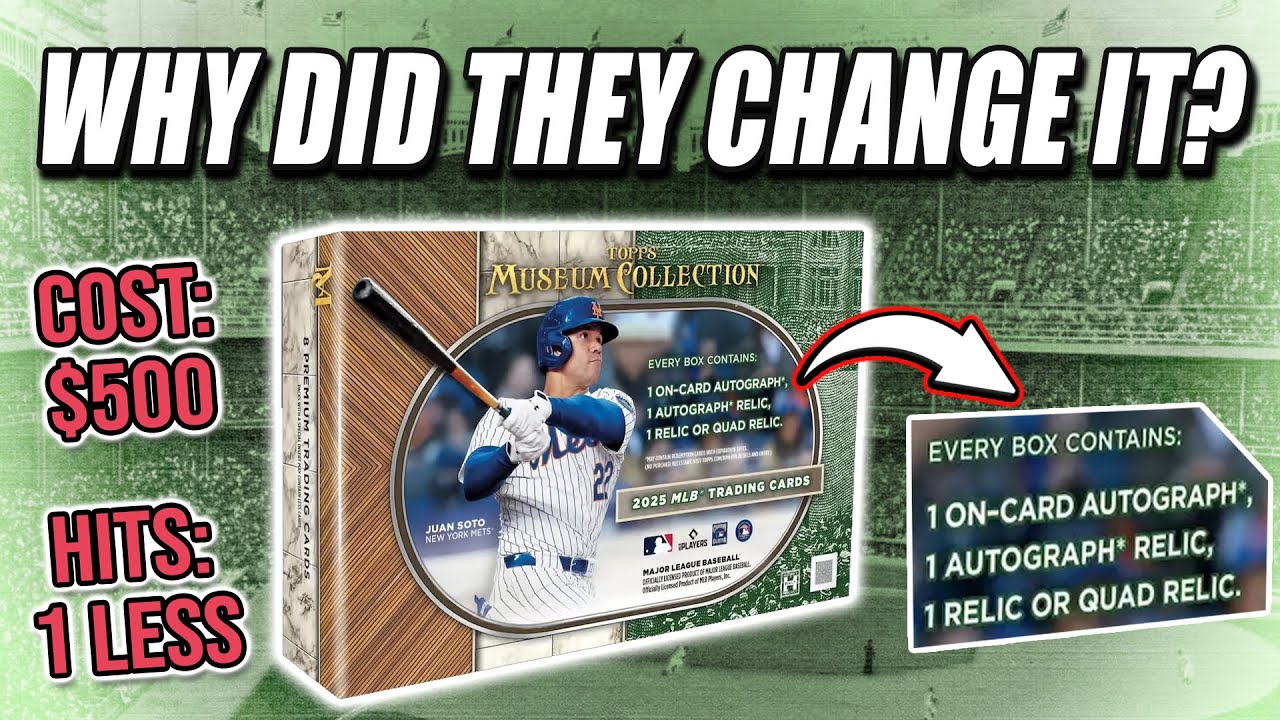 WHY DID THEY CHANGE IT? | 2025 Topps Museum Collection Hobby Box Review (