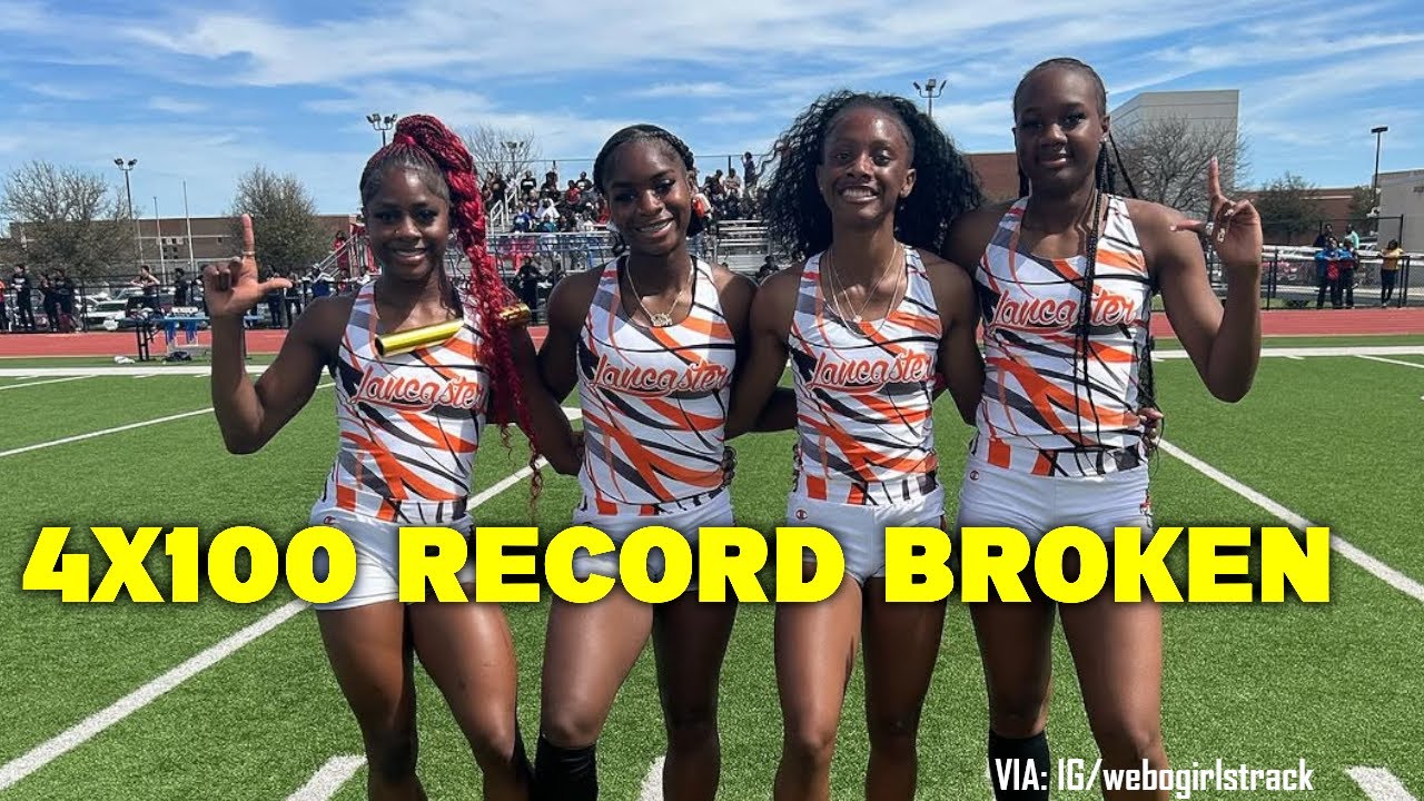 RECORD BROKEN!! Lancaster Girls 4x100 43.84 NEW RECORD!!