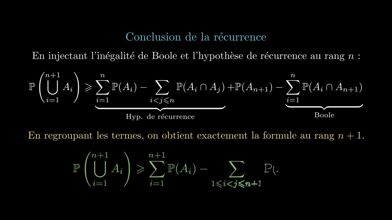 Inégalité de Boole et Dénombrement ★★☆☆☆