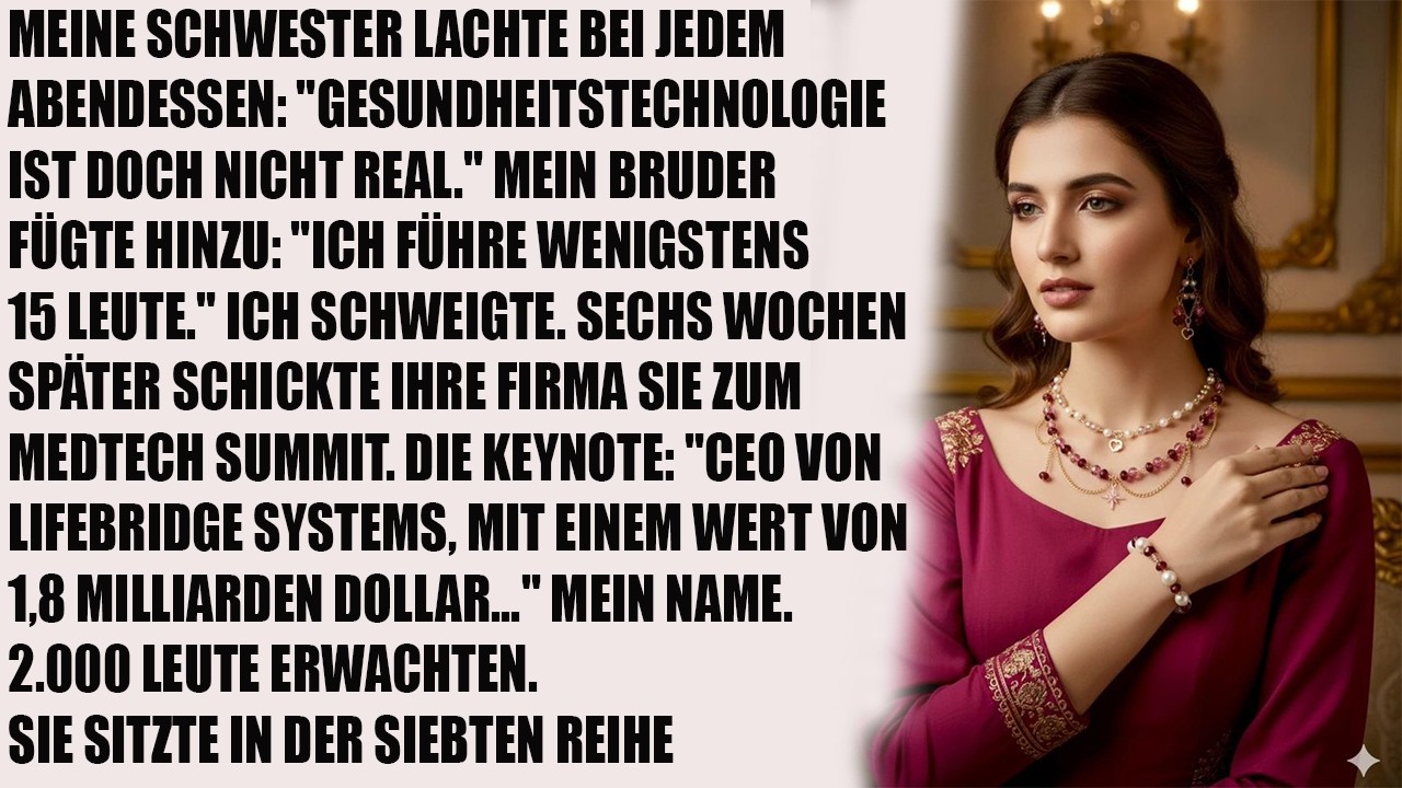 Meine Schwester verspottete meinen Healthcare-Tech-Job – bis 2.000 Menschen für mich aufstanden