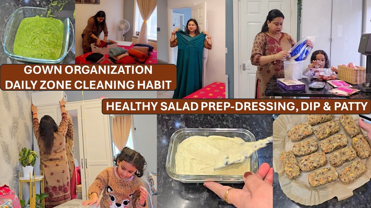 A Calm Homemaking Day 🌿Clothes Organization & Simple Healthy Meal Preps | Slow Living Vlog 2026