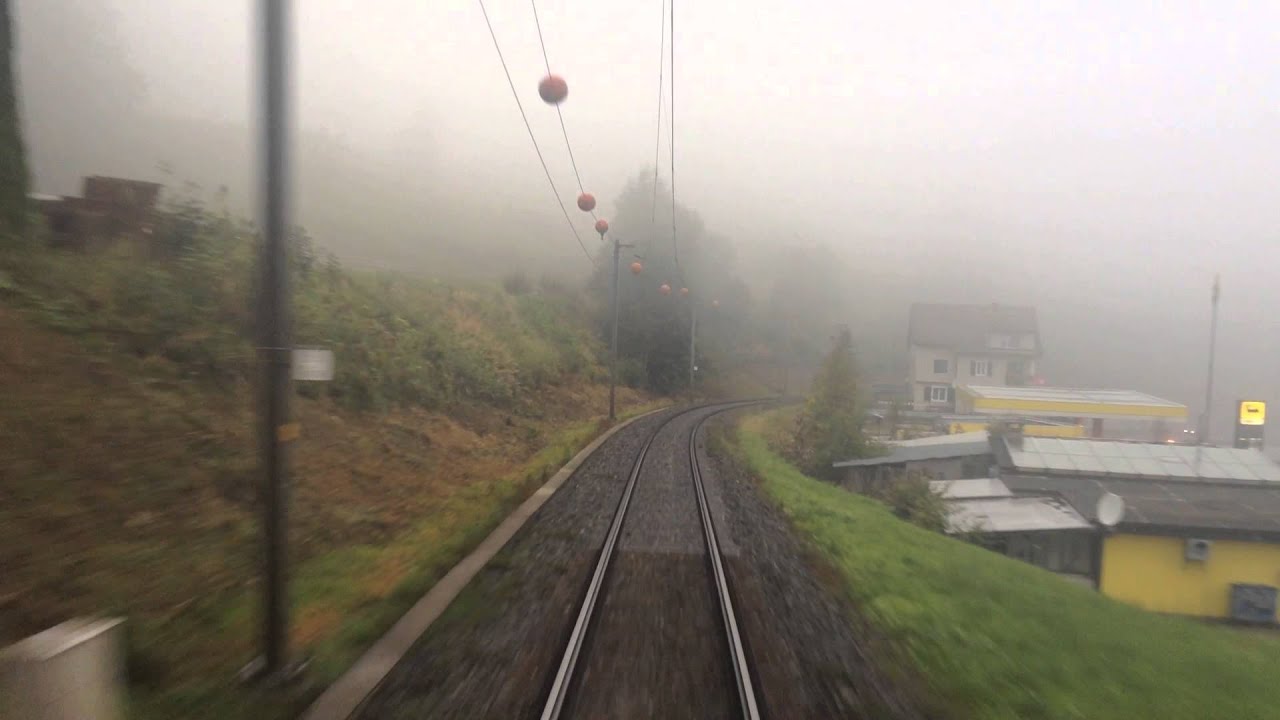 SOB Bergstrecke mit dem Voralpenexpress
