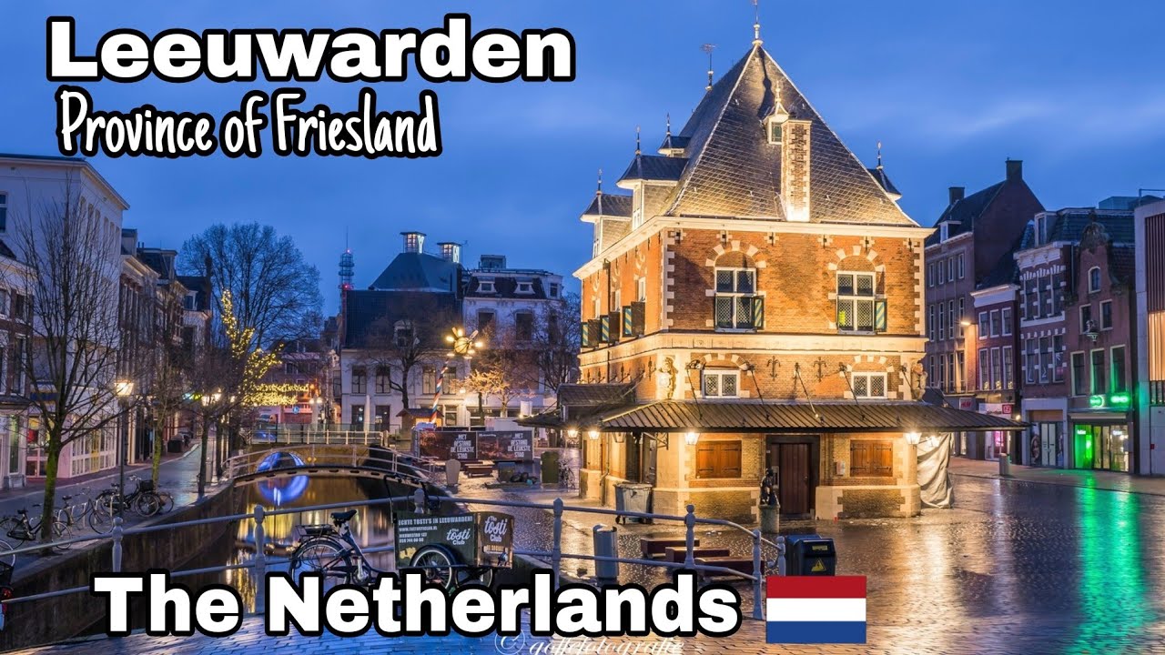 Walk in Leeuwarden Historic City - Netherlands|| Walking Santai