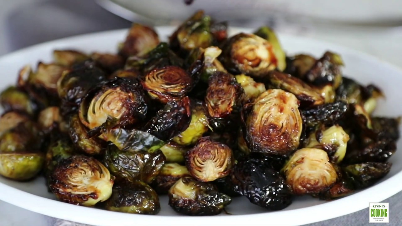 Balsamic Honey Roasted Brussels Sprouts