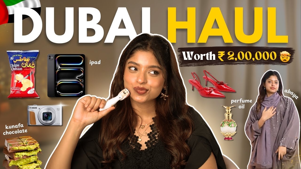 DUBAI HAUL WORTH *2 Lakhs*?! 🤯🛍️🇦🇪 Alfiya Karim Khan